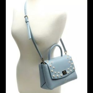 Kate Spade Serrano PlacePearl Leather Handbag